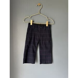 Janie And Jack Navy And‎ Purple Plaid Pants